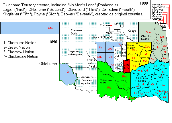 Indian Territory and Indian Lands